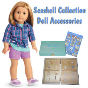 Doll Sized Sea Shell Collection Accessories