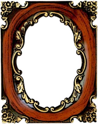 oval scrapbooking frame